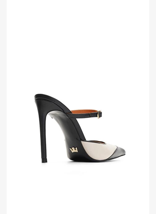 Marcella Deri 10 Cm Topuklu Terlik - Görsel 5