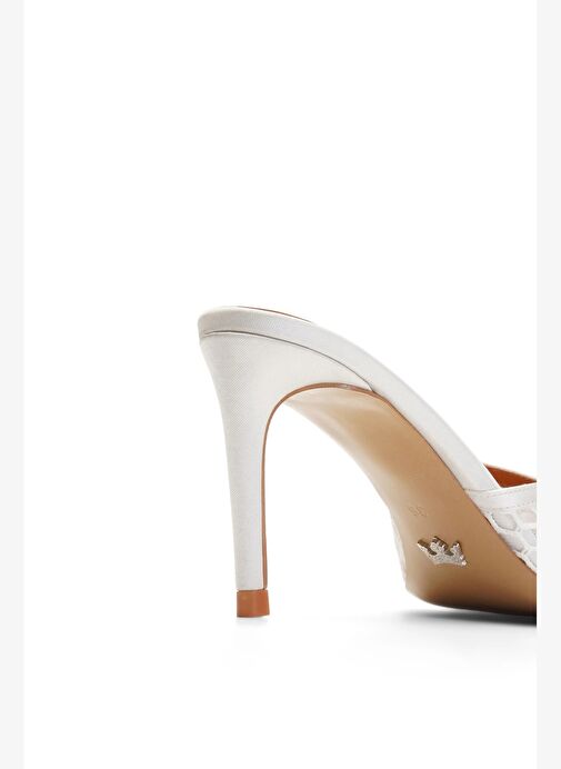 Ravello Saten 8 Cm Topuklu Terlik - Görsel 5