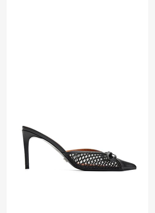 Ravello Deri 8 Cm Topuklu Terlik - Görsel 2