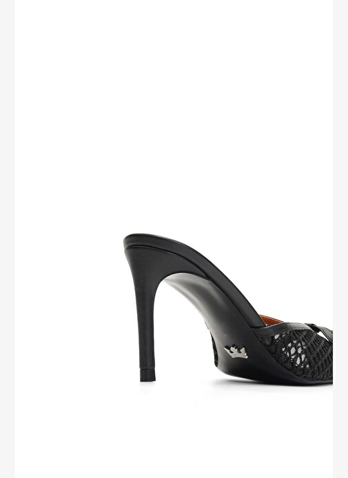 Ravello Deri 8 Cm Topuklu Terlik - Görsel 4