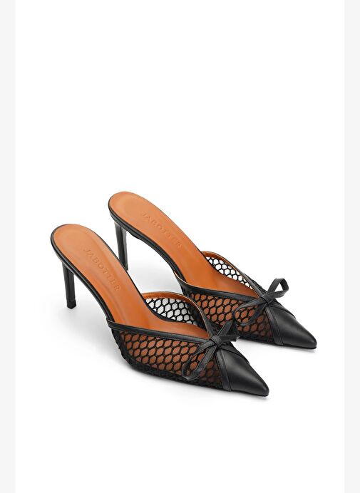 Ravello Deri 8 Cm Topuklu Terlik - Görsel 5