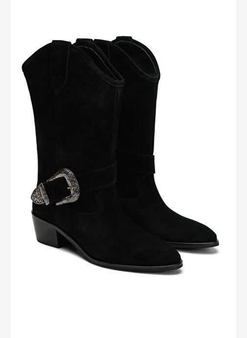 Janet Süet 4 Cm Kovboy Bot - Görsel 3