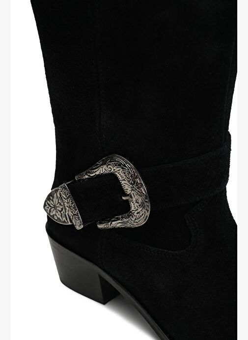 Janet Süet 4 Cm Kovboy Bot - Görsel 5