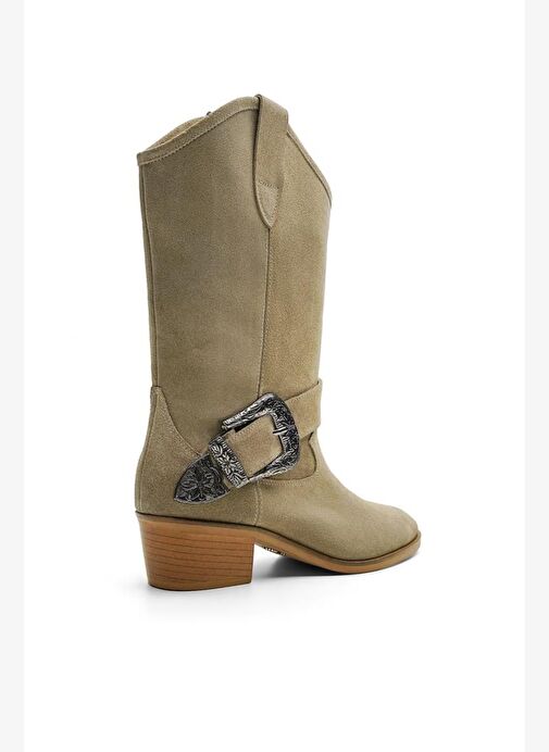Janet Süet 4 Cm Kovboy Bot - Görsel 4