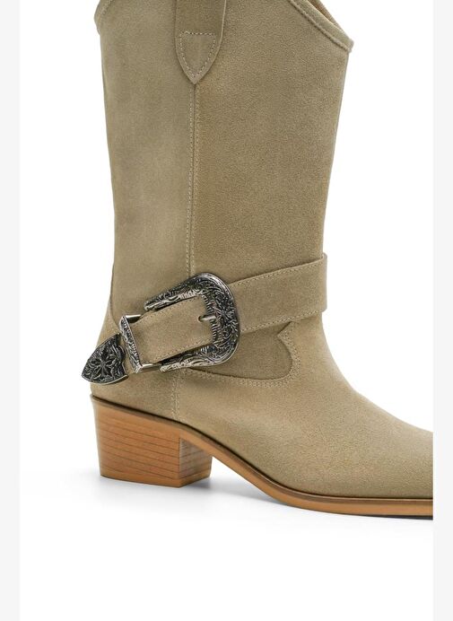 Janet Süet 4 Cm Kovboy Bot - Görsel 5