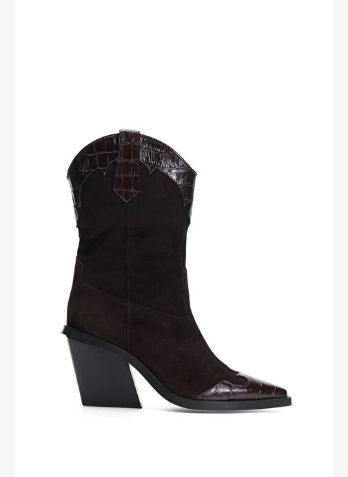 Frida Süet 8 Cm Kovboy Bot - Görsel 2