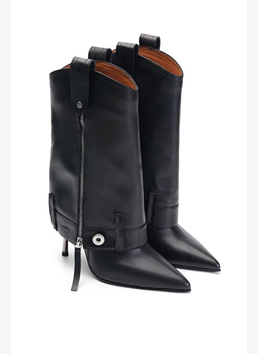 Helia Deri 10 Cm Topuklu Bot - Görsel 3