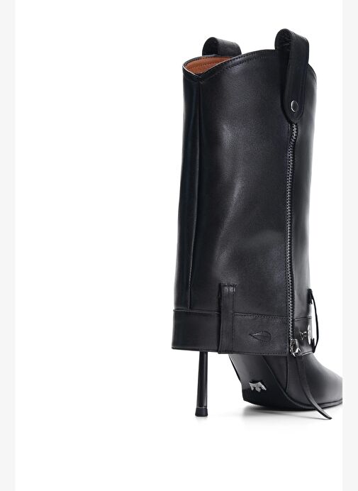 Helia Deri 10 Cm Topuklu Bot - Görsel 5