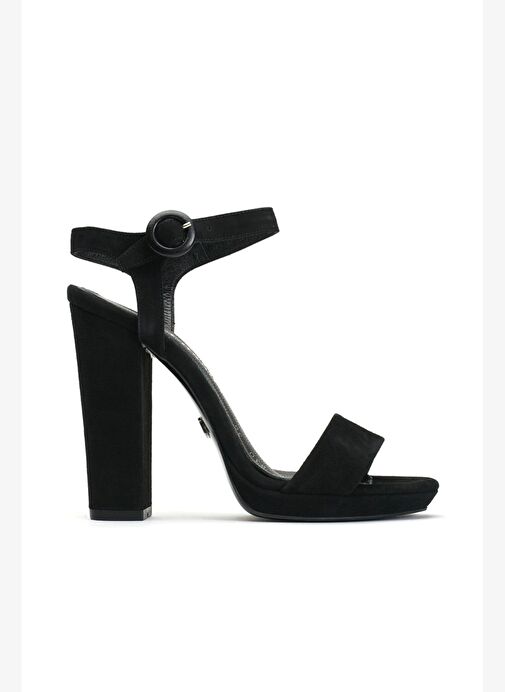 Daff Süet 13 Cm Platform Topuklu Ayakkabı - Görsel 2