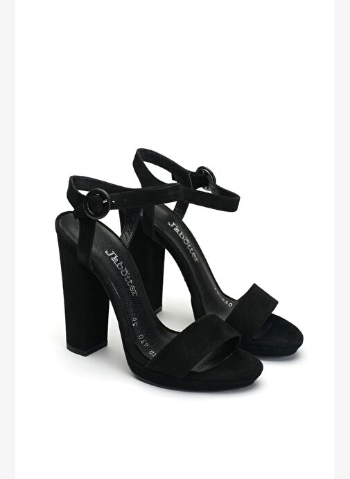 Daff Süet 13 Cm Platform Topuklu Ayakkabı - Görsel 3