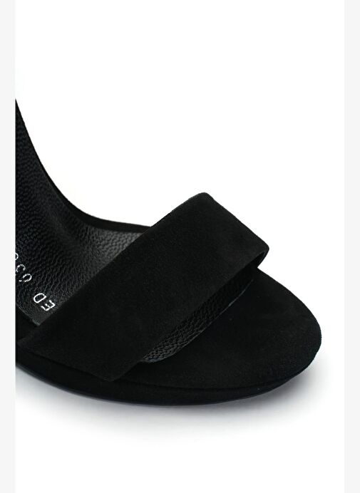 Daff Süet 13 Cm Platform Topuklu Ayakkabı - Görsel 4