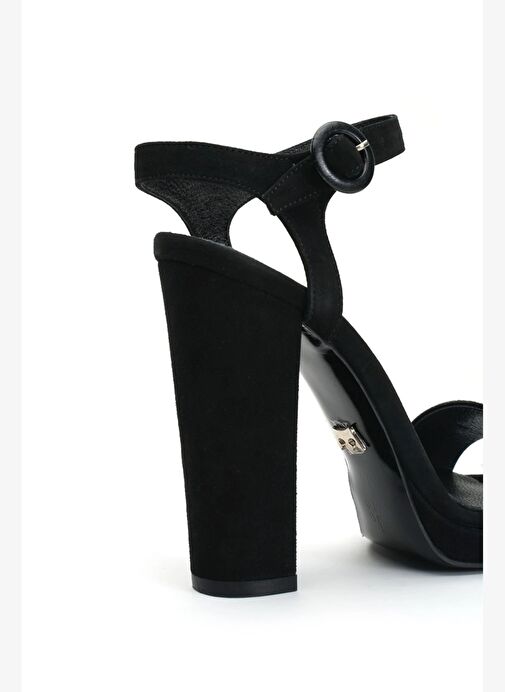 Daff Süet 13 Cm Platform Topuklu Ayakkabı - Görsel 5