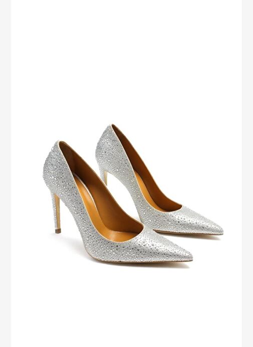 Monaco Taşlı 10 Cm Stiletto - Görsel 3