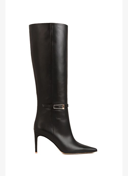 Brighton Deri 8 Cm Topuklu Çizme - Görsel 2