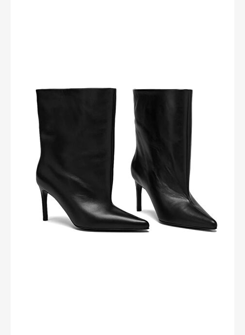 Tilda Deri 8 Cm Topuklu Bot - Görsel 3