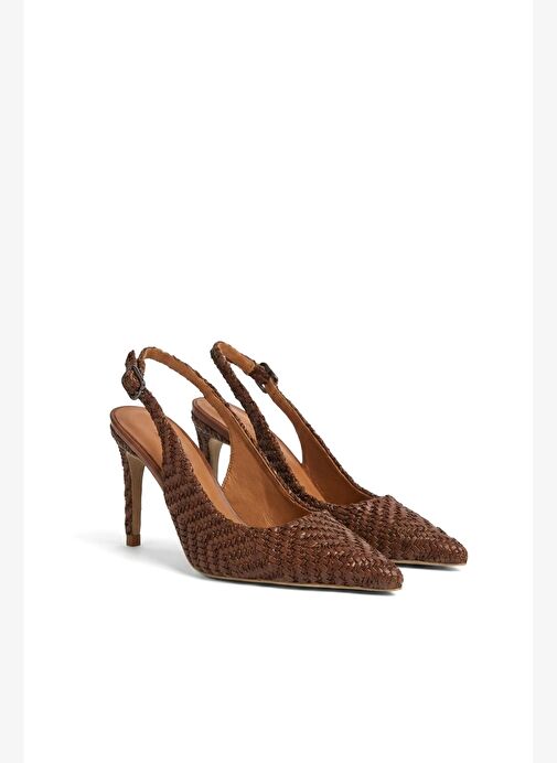 Jabotter Jabotter Taba Palermo Örgü Deri 8 Cm Stiletto Boyner'de! Taba - 3. görsel