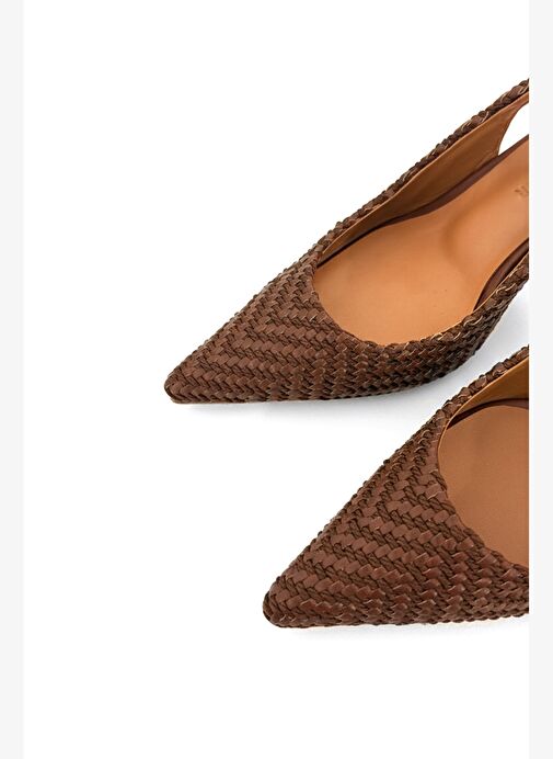 Jabotter Jabotter Taba Palermo Örgü Deri 8 Cm Stiletto Boyner'de! Taba - 4. görsel