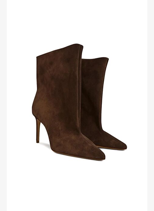 Tilda Süet 8 Cm Topuklu Bot - Görsel 3
