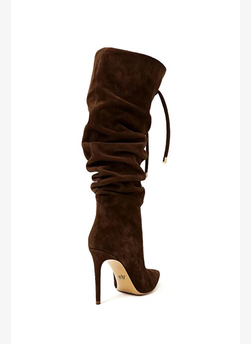 Lourdes Süet 10 Cm Topuklu Çizme - Görsel 4