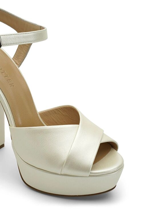 Jabotter Carla Deri Platform Topuklu Ayakkabı - Görsel 4