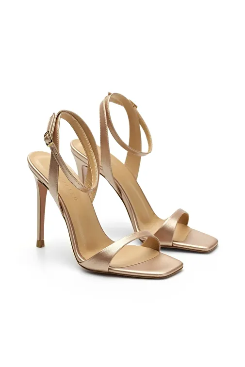 Jabotter Lesley Mat Deri İnce Topuklu Ayakkabı - Görsel 3