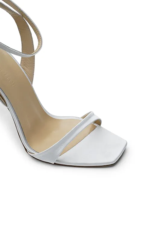 Jabotter Lesley Saten İnce Topuklu Ayakkabı - Görsel 4