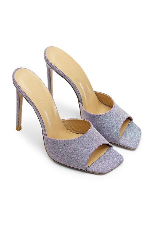 Jabotter Gümüş Kadın Topuklu Terlik JAB4039 / 2033K - Görsel 3