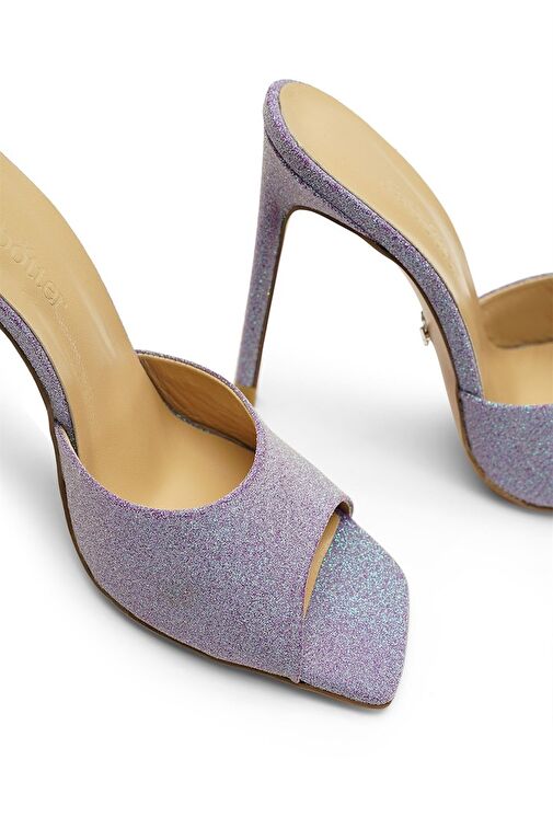 Jabotter Gümüş Kadın Topuklu Terlik JAB4039 / 2033K - Görsel 4