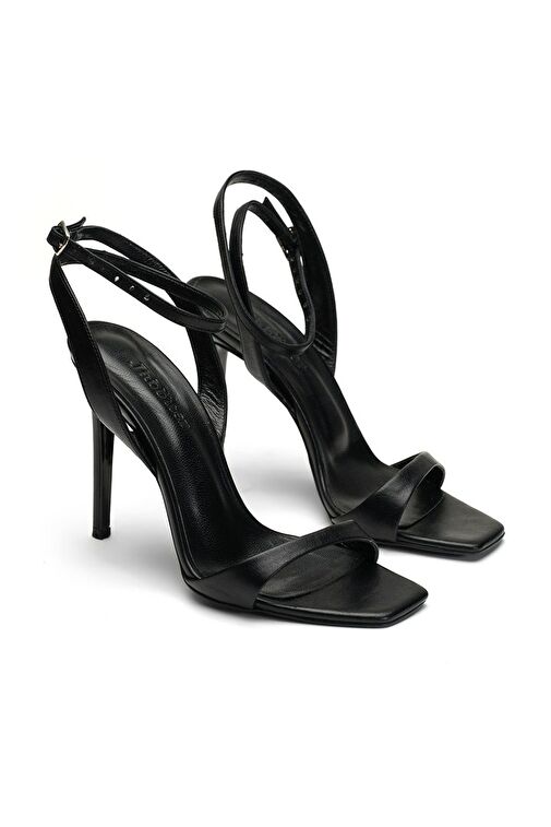 Jabotter Lesley Deri İnce Topuklu Ayakkabı - Görsel 4