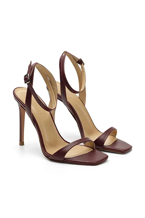 Jabotter Lesley Deri İnce Topuklu Ayakkabı - Görsel 3