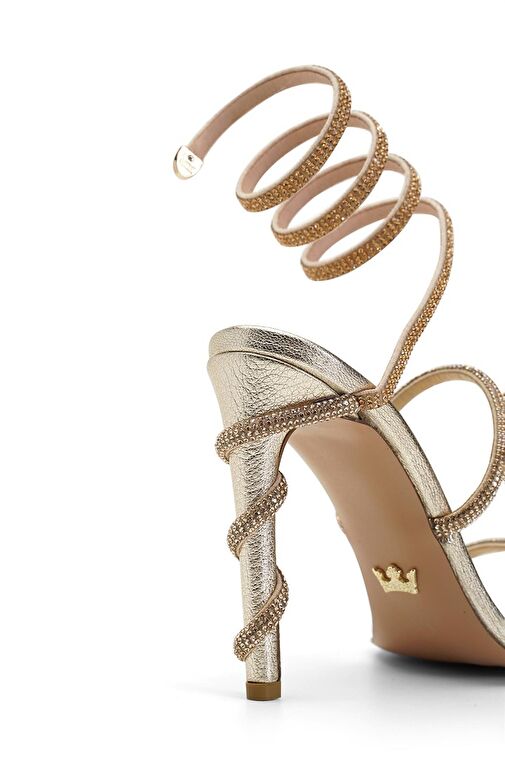 Jabotter Lillian Mat Deri İnce Topuklu Ayakkabı - Görsel 4