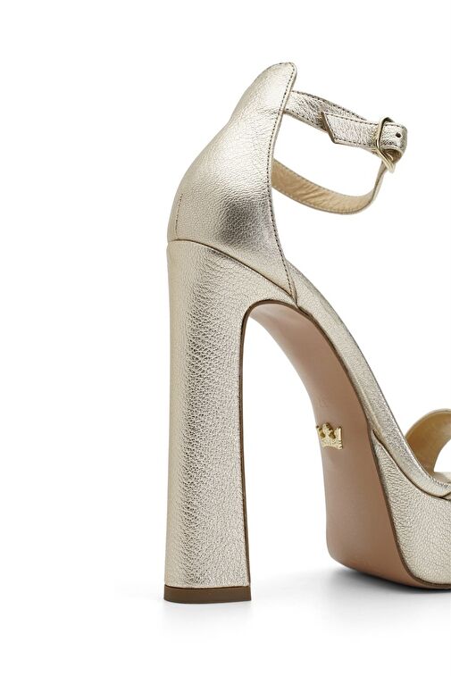 Jabotter Desire Mat Deri Platform Topuklu Ayakkabı - Görsel 4