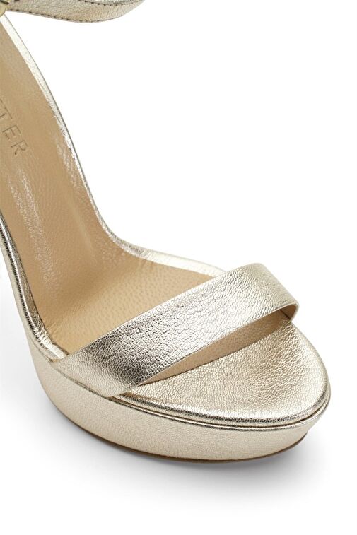 Jabotter Desire Mat Deri Platform Topuklu Ayakkabı - Görsel 5