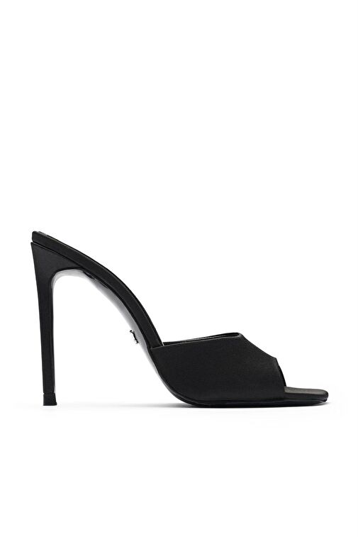 Jabotter Malvina Saten 10 Cm Topuklu Terlik - Görsel 2