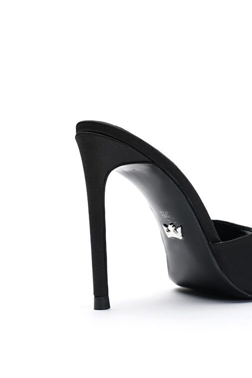 Jabotter Malvina Saten 10 Cm Topuklu Terlik - Görsel 5