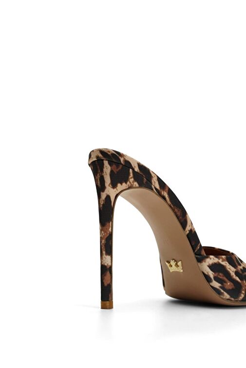 Jabotter Siyah Kadın Saten Topuklu Terlik JAB4149 / 2033K - Görsel 5