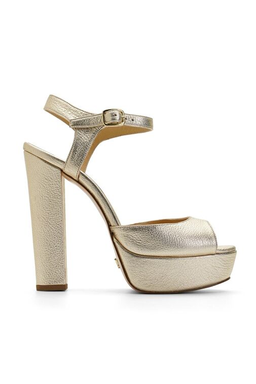 Jabotter Nifty Mat Deri Platform Topuklu Ayakkabı - Görsel 2