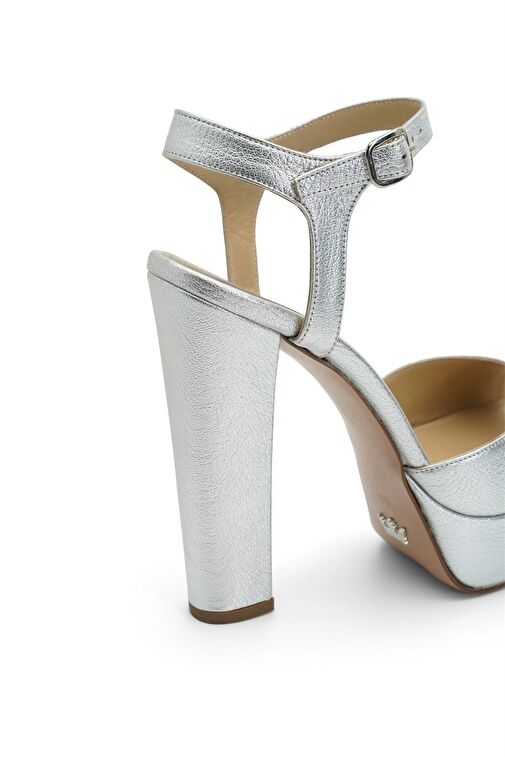 Jabotter Nifty Mat Deri Platform Topuklu Ayakkabı - Görsel 3