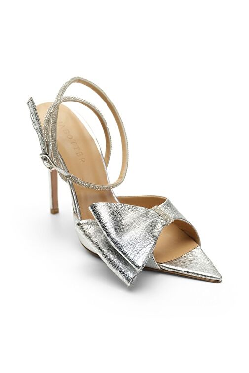 Jabotter Lame Kadın Deri Topuklu Ayakkabı JAB4168 / 2046K - Görsel 5