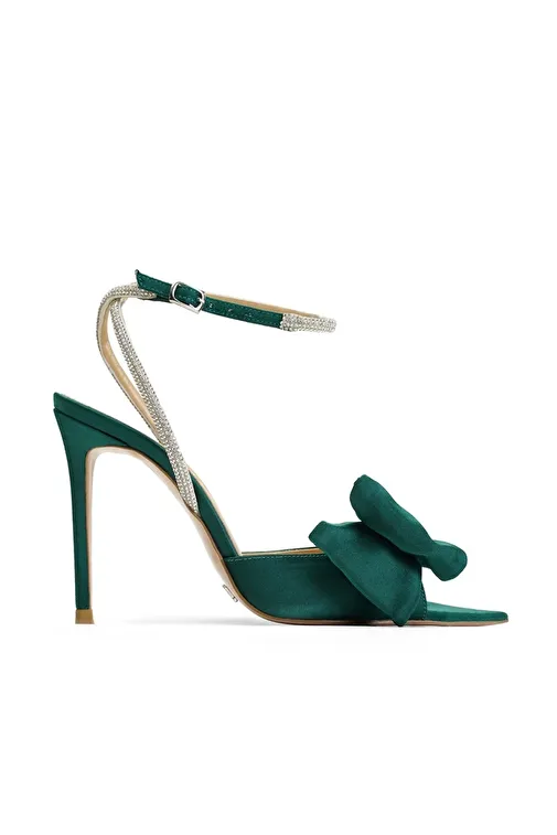 Jabotter John Saten İnce Topuklu Ayakkabı - Görsel 2