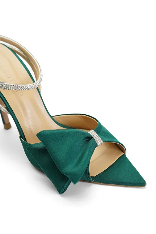 Jabotter John Saten İnce Topuklu Ayakkabı - Görsel 4