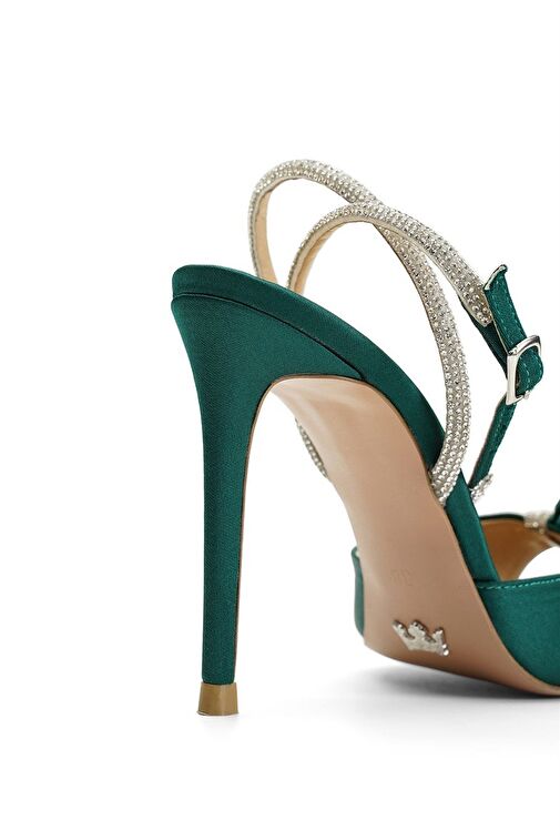 Jabotter John Saten İnce Topuklu Ayakkabı - Görsel 5