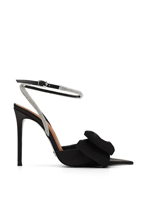 Jabotter John Saten İnce Topuklu Ayakkabı - Görsel 2