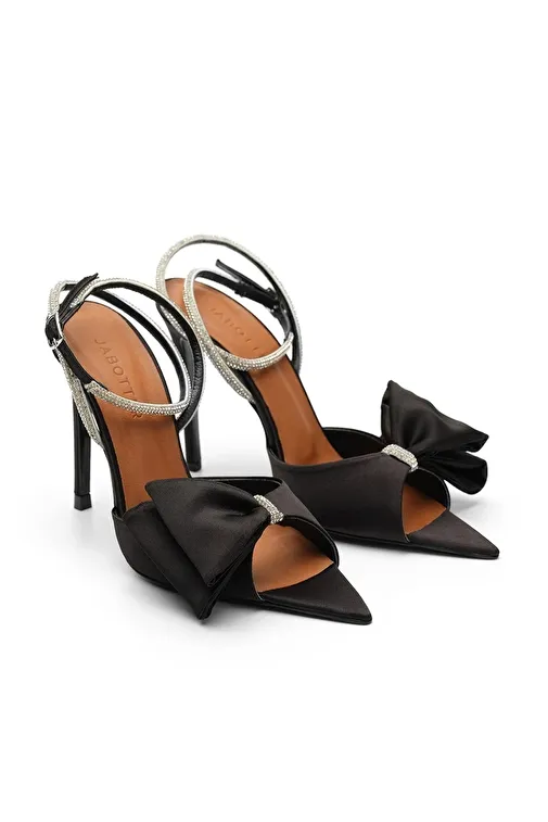 Jabotter John Saten İnce Topuklu Ayakkabı - Görsel 3