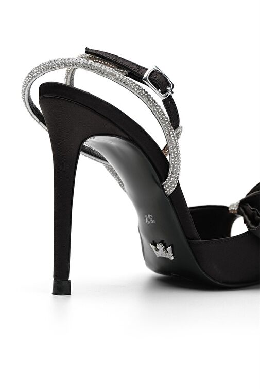 Jabotter John Saten İnce Topuklu Ayakkabı - Görsel 5