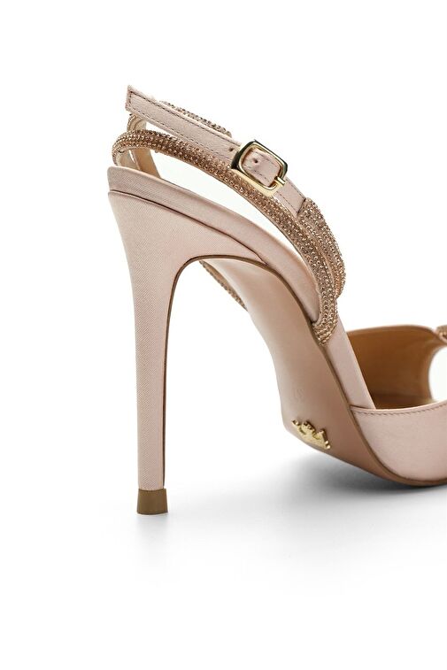 Jabotter John Saten İnce Topuklu Ayakkabı - Görsel 5