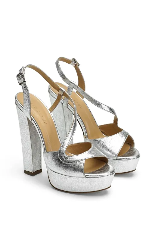 Jabotter Dore Kadın Deri Platform Topuklu Ayakkabı JAB4212 - Görsel 3