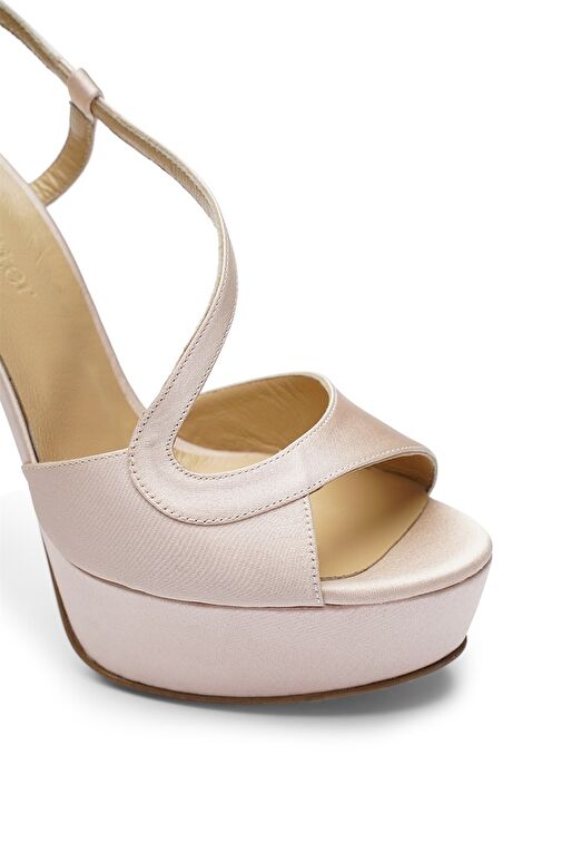 Jabotter Eleanor Saten Platform Topuklu Ayakkabı - Görsel 4
