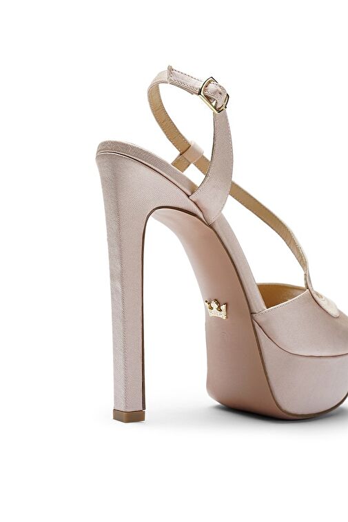 Jabotter Eleanor Saten Platform Topuklu Ayakkabı - Görsel 5