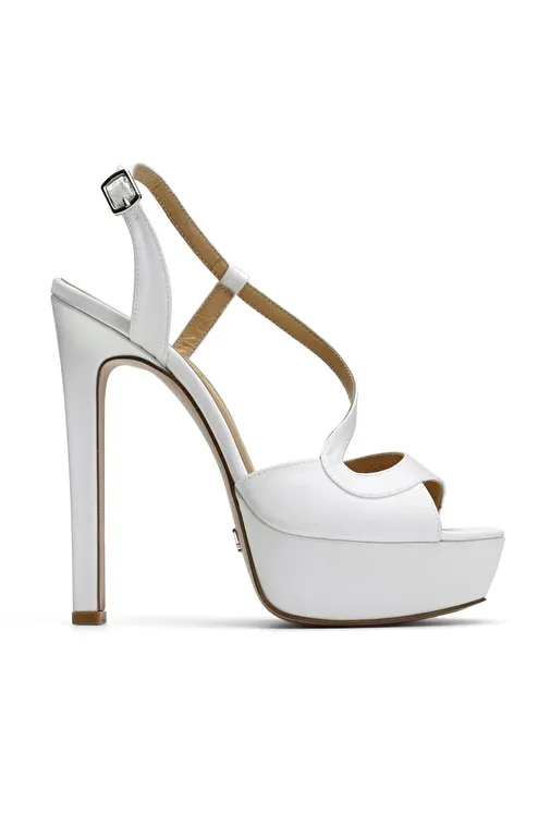 Jabotter Siyah Kadın Saten Platform Topuklu Ayakkabı JAB4214 - Görsel 2